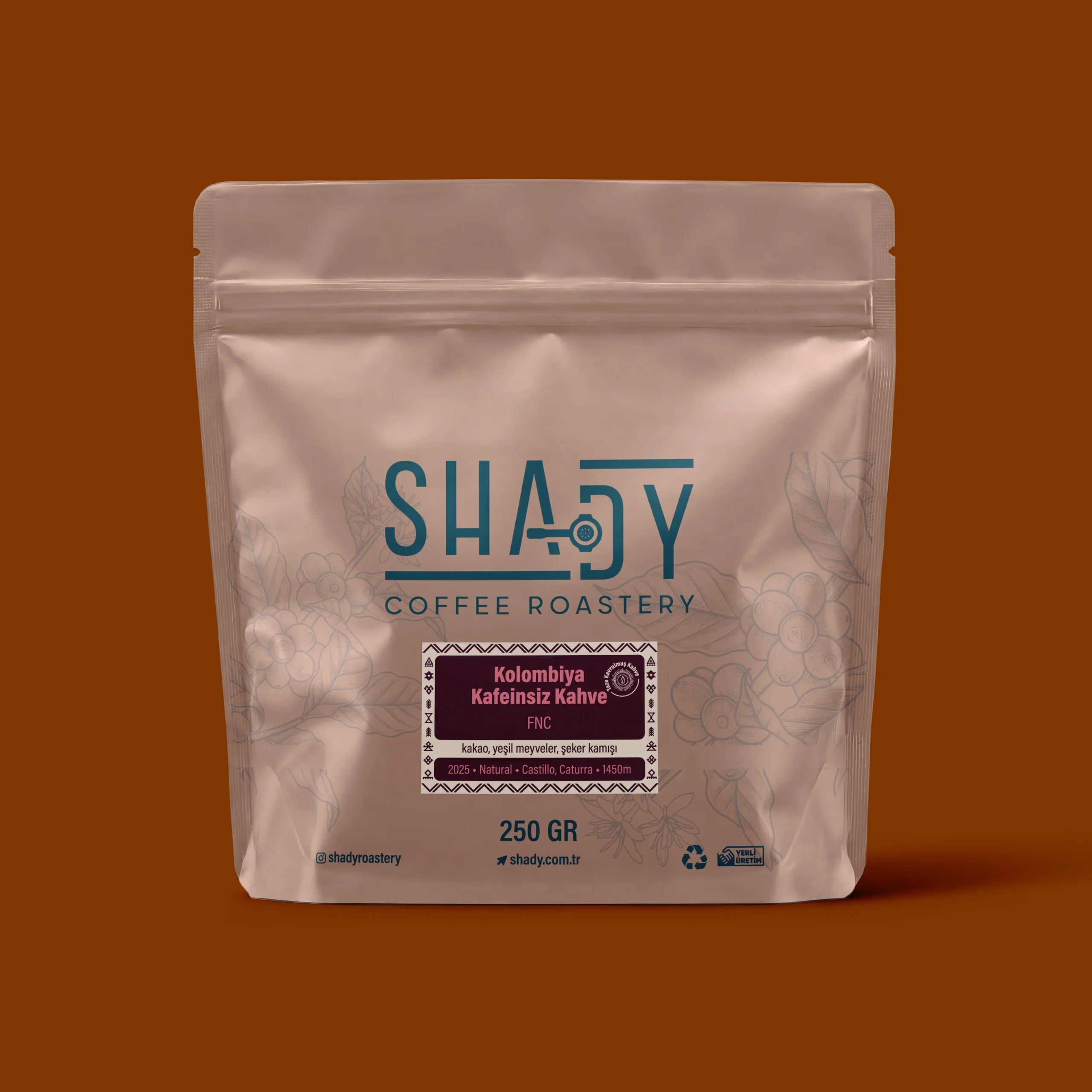 Kolombiya Kafeinsiz Kahve (Decaf) | Natural | Daily Series