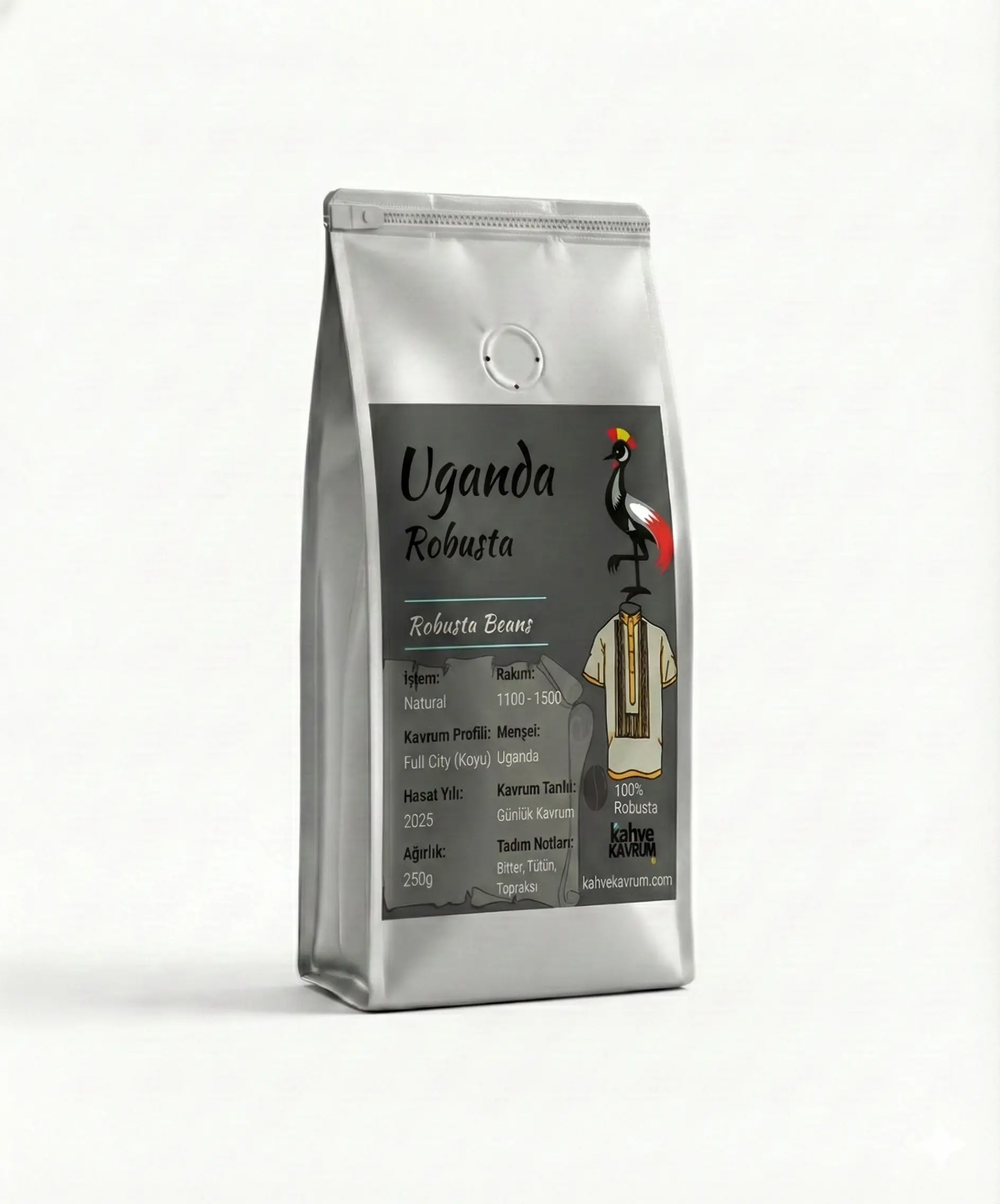 Uganda Robusta – Yüksek Kafein Koyu Kavrum
