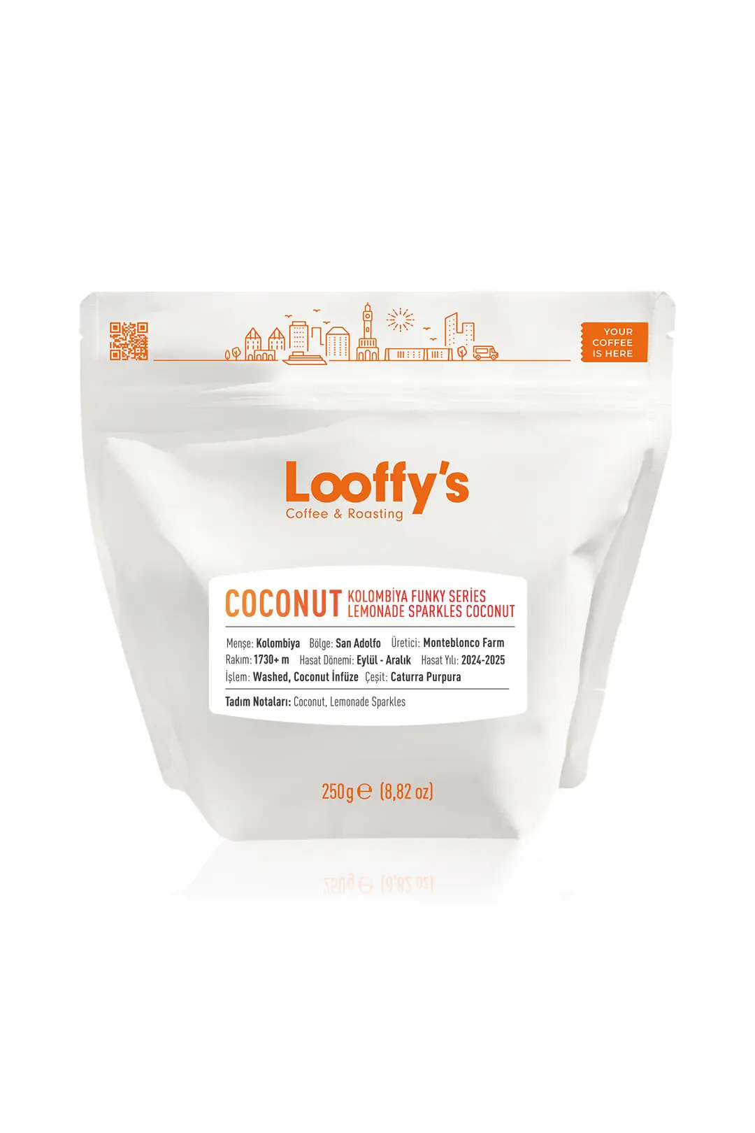 COCONUT Kolombiya Funky Series Lemonade Sparkles Coconut