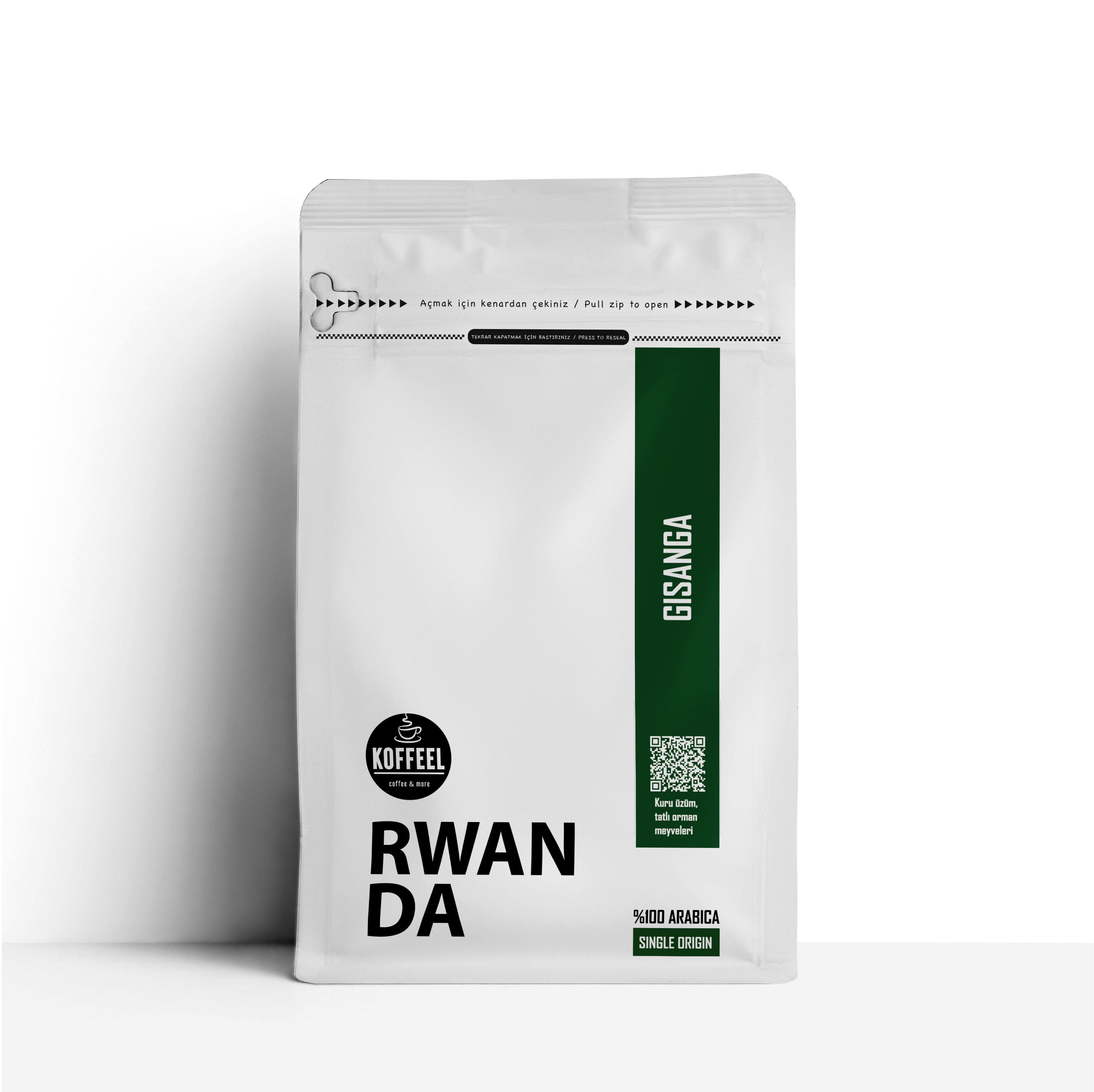 Ruanda Gisanga Red Bourbon %100 Arabica Koffeel