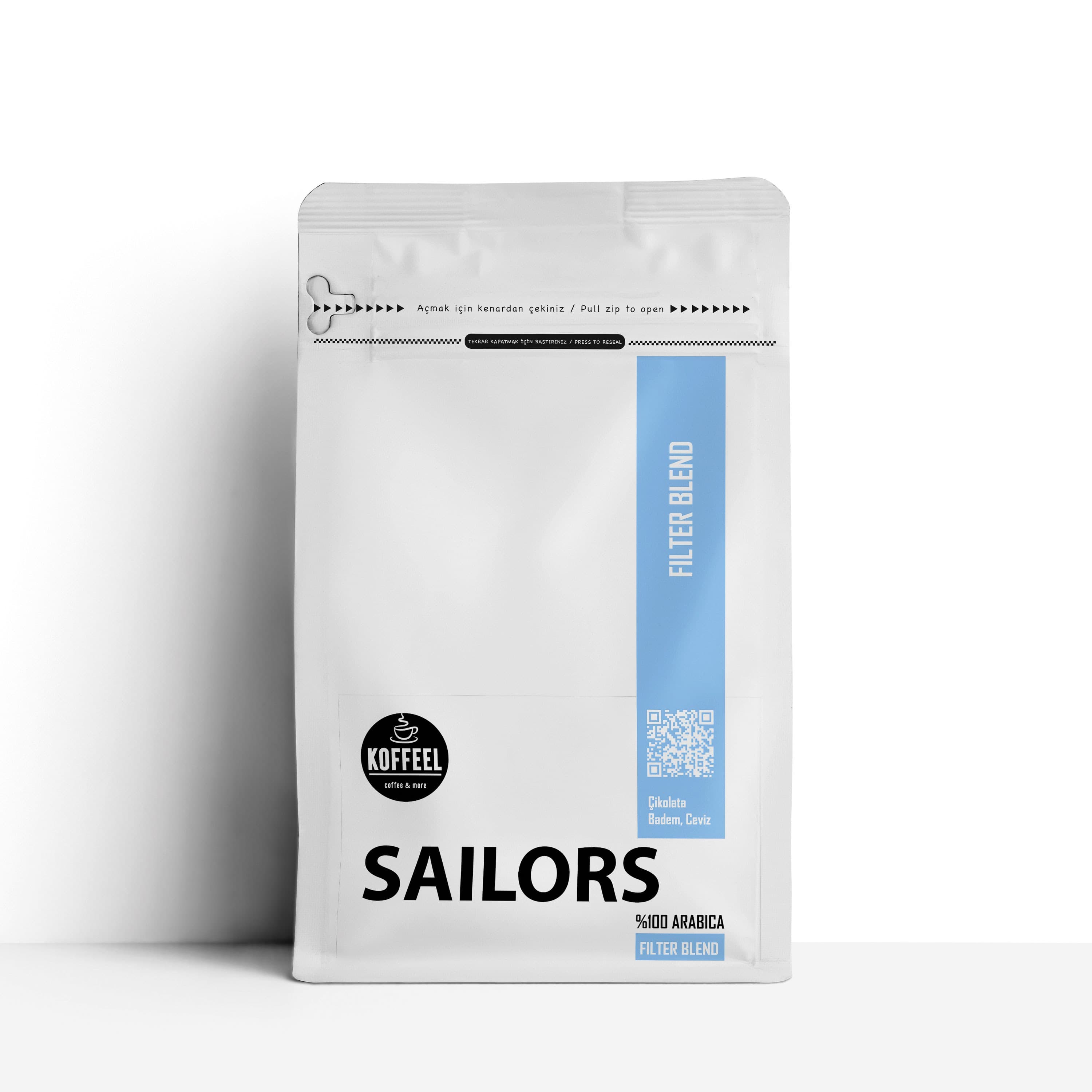 Sailor's Filtre Kahve Harmanı % 100 Arabica Koffeel